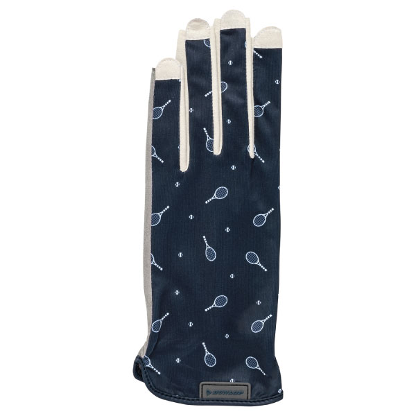 ダンロップ グローブ〈ネイルスルータイプ〉（両手セット）ベルトなしタイプ （ TGG0662W-NAVY ）[ DUNLOP ACC アクセサリー ]26SS