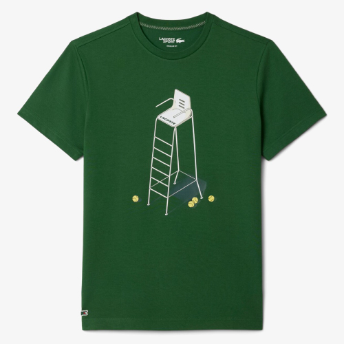 ラコステ メンズ tシャツ シャツ ティーシャツ 3Dロゴ