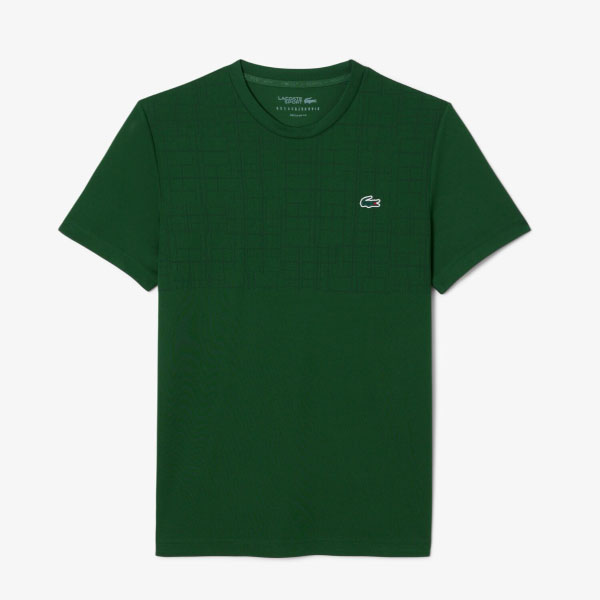 ラコステ 『ノバク・ジョコビッチ』ラケットプリントウルトラドライTシャツ （ TH4782-99-132 ）[ LACOSTE MS メンズ ]25FW