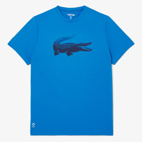 ラコステ 『メドベージェフ』かすれワニロゴプリントTシャツ （ TH8970-10-3D3 ）[ LACOSTE MS メンズ ]25SS