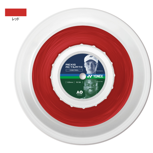 ヨネックス レクシス アクティベート 130 レッド 200Mロール (YONEX TRA130R2-001) ナイロン(マルチ) ストリング 【メーカー取寄せ商品】