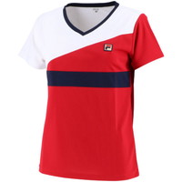 フィラ 半袖シャツ（VL2173-11）[FILA LS レディーステニスウエア]※ウインザーオリジナル【ネットバーゲン】