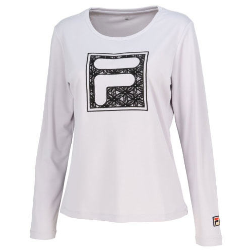 フィラ アップリケロンT （ VL2895-04 ）[ FILA LS レディース ]24SS※ウインザーオリジナル【ネットバーゲン】