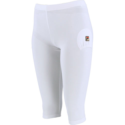 フィラ ３／４レギンス （ VL8028 - 01 ホワイト ）[ FILA LG レディース ]22SS