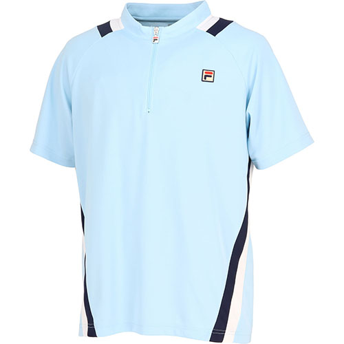 フィラ ゲームハーフジップシャツ （ VM5695-10 ）[ FILA MS メンズ ]24SS【ネットバーゲン】