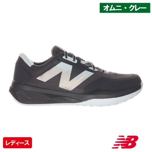【SALE】ニューバランス フューエルセル 796 v4 O BKxBL ( new balance Fuelcell 796 v4 O WCO796N4 2E） テニスシューズ レディース オムニ・クレー用 25FW