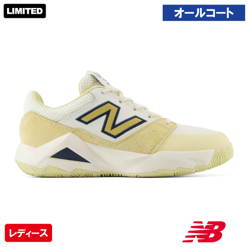 ニューバランス ココ デルレイ D W WH×YE (new balance COCO DELRAY D W WCOD8UUD）テニスシューズ レディース オールコート 26FW