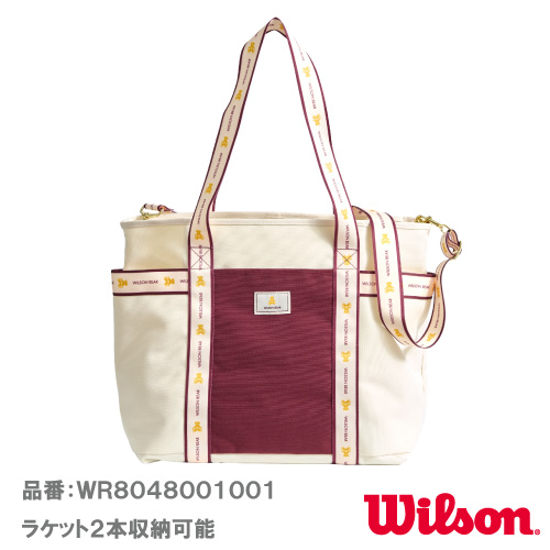 ウイルソン ベア コレクション トート (wilson BEAR JPN COLLECTION TOTE WR8048001001) ラケットバッグ 25FW