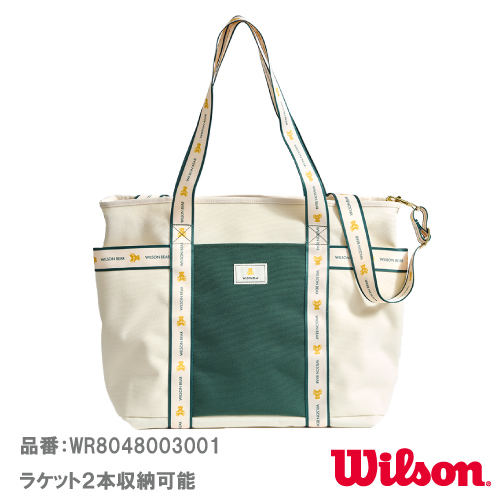ウイルソン ベア コレクション トート (wilson BEAR JPN COLLECTION TOTE WR8048003001) ラケットバッグ 25SS