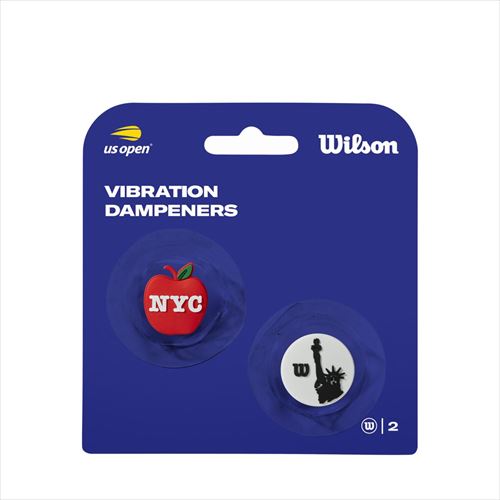 ウイルソン US OPEN DAMPENER 2PK Red/BLACK （WR8412201001） ［Wilson 振動止め］ 22FW