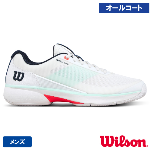 ウイルソン ラッシュ ライト 5.0 AC M (wilson RUSH LITE 5.0 AC M WRS338580) テニスシューズ メンズ オールコート 26SS【メーカー取寄せ商品】