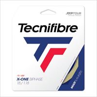 テクニファイバー X-ONE BIPHASE ナチュラル [ tecnifibre ナイロン (マルチ) ストリング ]