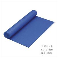 【メーカー取寄せ商品】ハタ　ヨガマット（ブルー YKB351）※61×172cm 厚さ4mm ボディケアグッズ