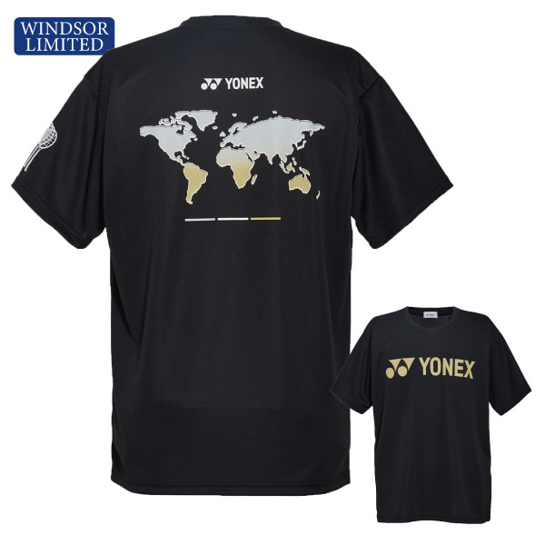 【別注数量限定】ヨネックス WINDSORファイブラケットロゴ入り ユニTシャツ （ YOT26047-660 ）[ YONEX MS メンズ ]26SS※ウインザーオリジナル