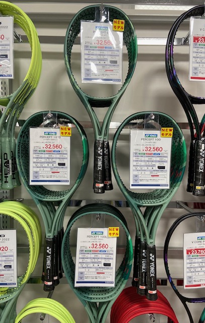【入荷しました！】YONEX「PERCEPT」シリーズ