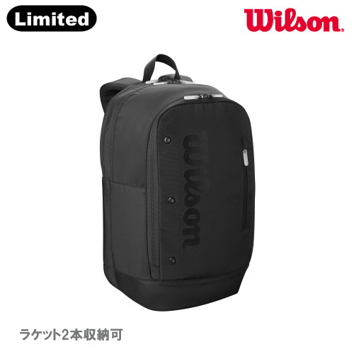 【数量限定】ウイルソン noir TOUR BACKPACK （WR8029801001） [wilson BAG] 23FW（BKBK）