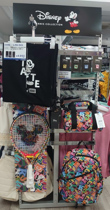 Princeブランドより『Disney Tennis Collection』発売♪♪