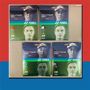 【クーポン配信中】●ヨネックステニスガット●ポリツアーレブがお買い得に張替えができます(^O^)／