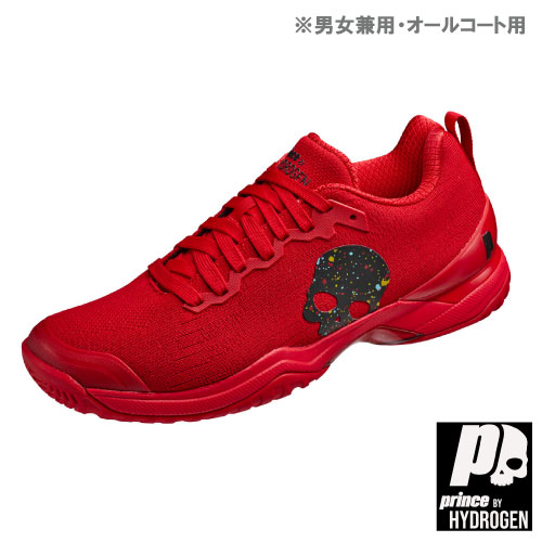 【SALE】Prince TOUR PRO LITE by HYDROGEN（DPSHA2 015カラー）［プリンス by ハイドロゲン シューズ 男女兼用] オールコート用 23FW（26.0cm）
