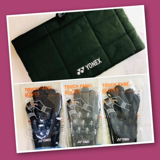 ★HOTアイテム　ヨネックス ネックウォーマー＆グローブ★