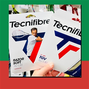 【クーポン配信中】●テク二ファイバー硬式テニスガット●レーザーソフト・TGVがお買い得に張替えができます(^O^)／