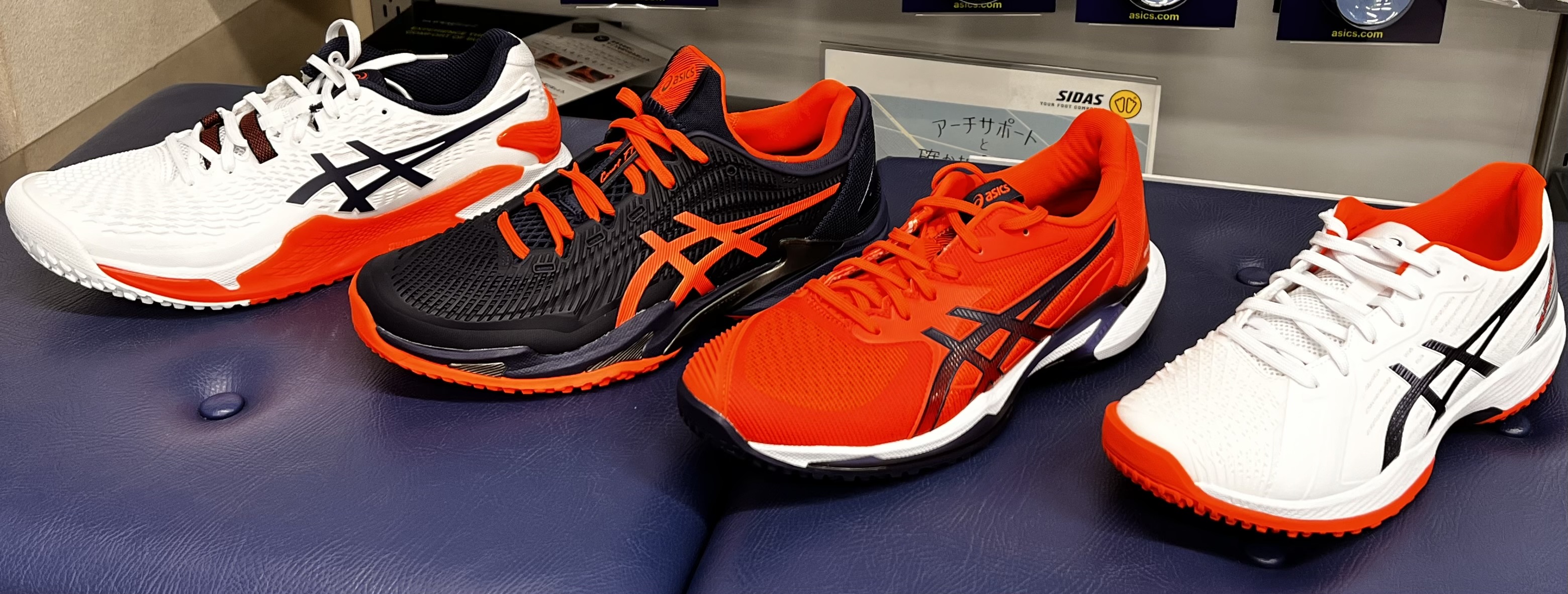 アシックスNEWテニスシューズ入荷しました!