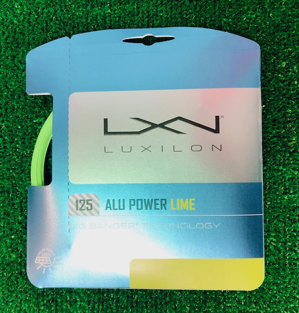 ★ルキシロン 硬式ガット ALU POWER LIMEカラー入荷しました！★