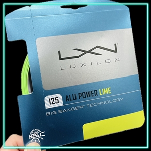 【硬式テニスガット】●ルキシロン●アルパワーに新色LIMEが登場(^O^)／