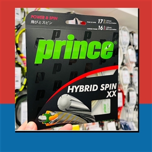 【クーポン配信中】●プリンス硬式テニスガット●HYBRID SPIN XXがお買い得に張り替えできます(^O^)／