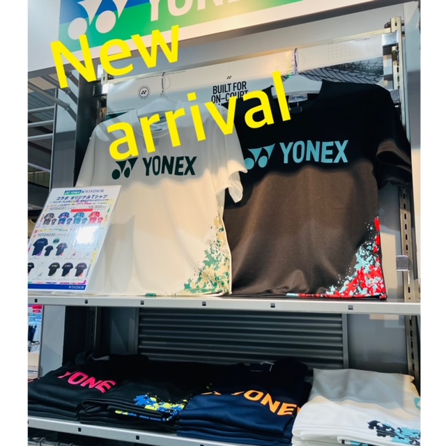 ★2024'YONEX×ウインザーコラボオリジナルTシャツ入荷★