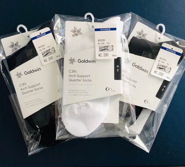 ★ゴールドウィン C3fit アーチサポート クォーターソックス ★