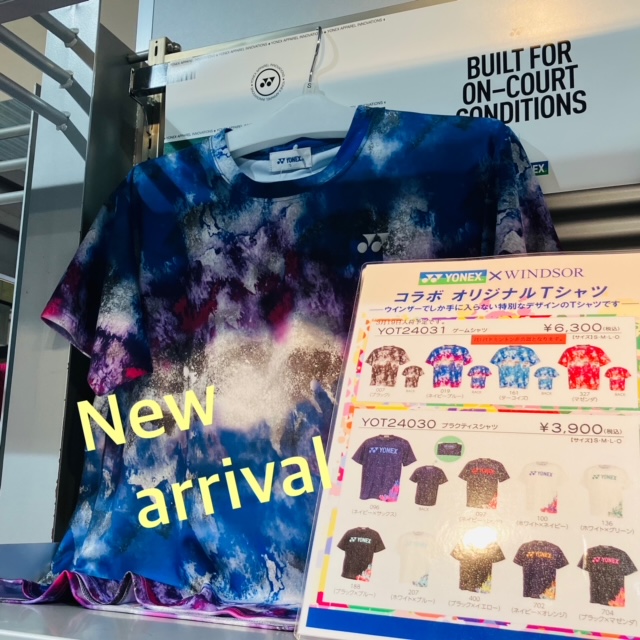 ★'2024 YONEX×ウインザーコラボ オリジナルゲームシャツ★