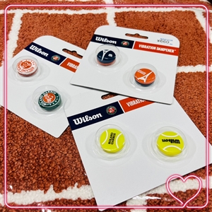 【おすすめ】●ウイルソン●ローランギャロスモデルの振動止めがカワイイ(^O^)／