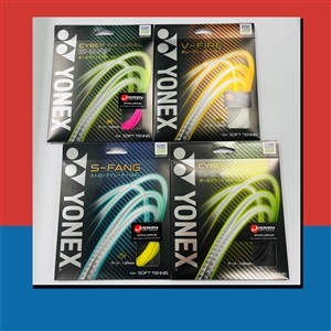 【クーポン配信中】●ヨネックス●ソフトテニスガットがお得に張替えできます(^O^)／