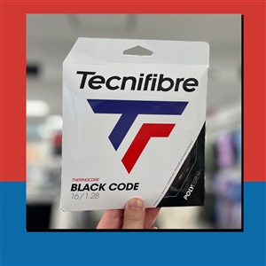 【クーポン配信中】●テク二ファイバー●硬式テニスガット●BLACK CODEがお買い得に張替えできます(^O^)／