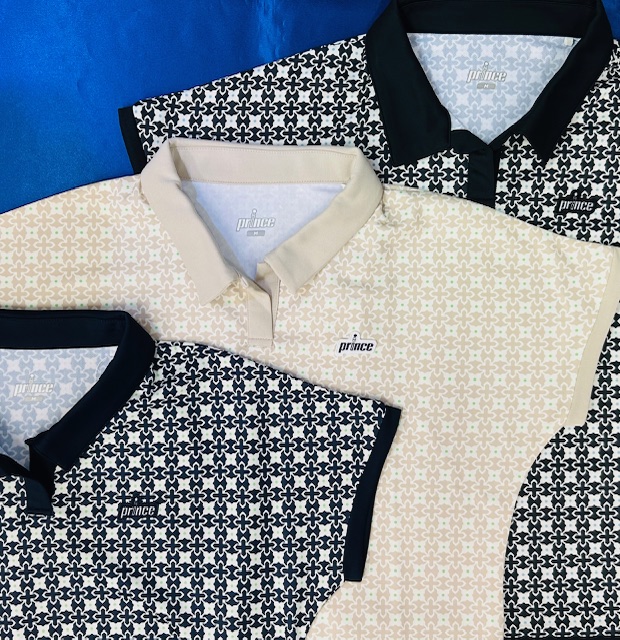 ★プリンス ポロシャツあります!ジオメトリック(幾何学)柄★