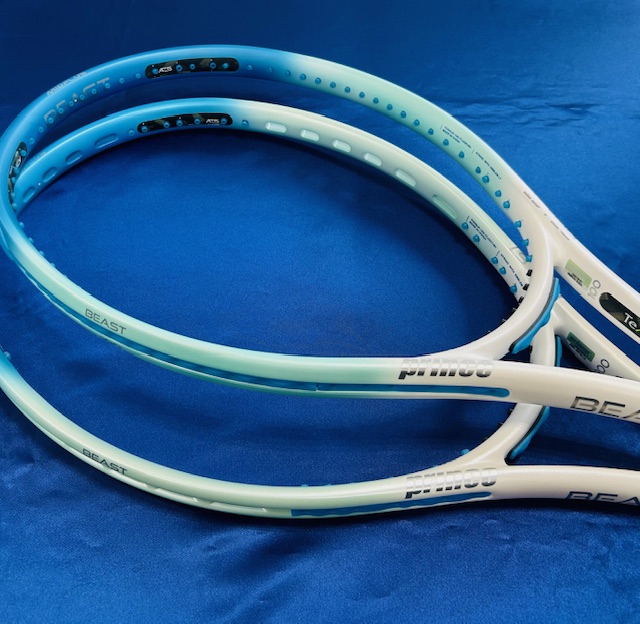 ★プリンス 硬式ラケット BEAST シリーズ ホワイト×ブルー カラー 入荷しました!★