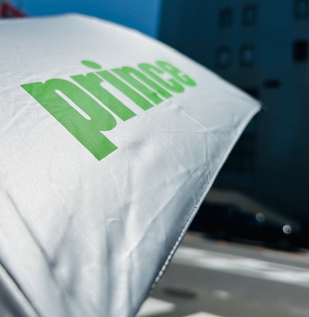 ★【熱中症対策】プリンス UVコーティング 折りたたみ傘★