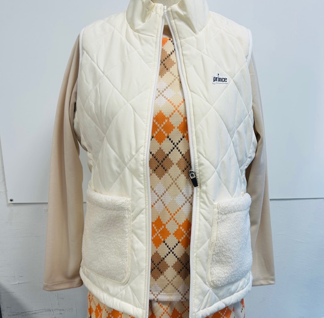 ☆プリンス レディスウエア　ハイブリッドベスト＆中綿スコート☆