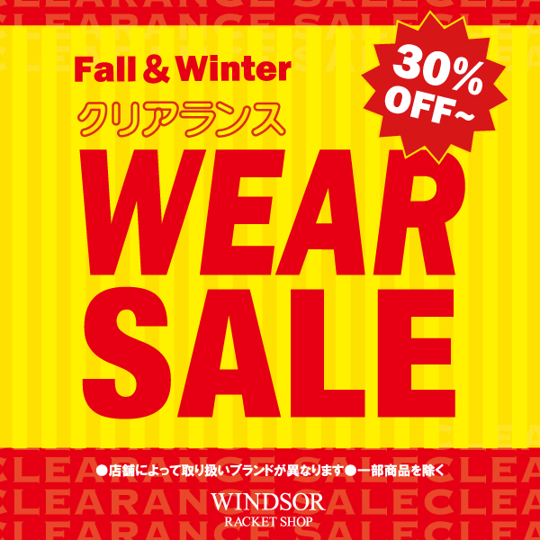 ★2025FW ウエア クリアランスセール はじまりました！　 ★