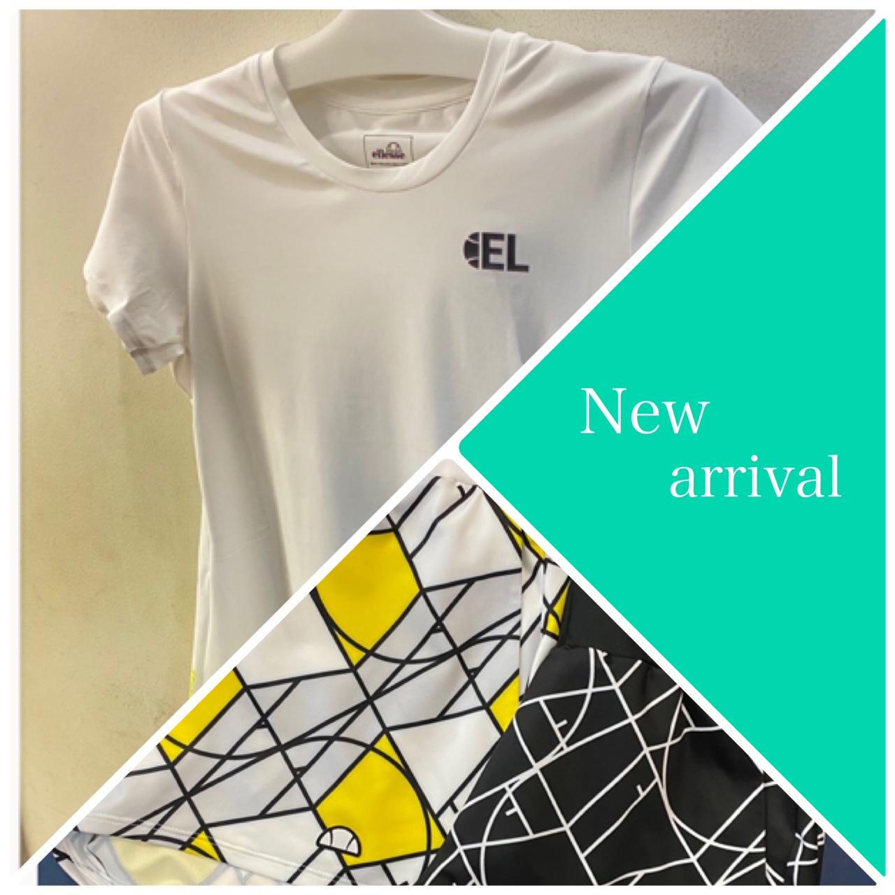 【ellesse】新作ウエア入荷しました