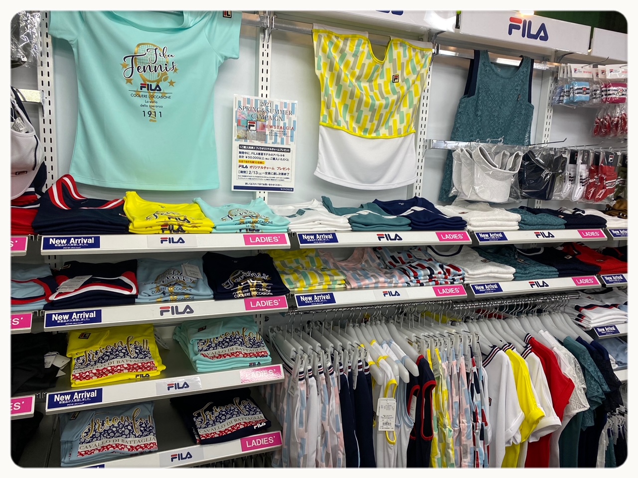【FILA】新作ウエア多数入荷しました！！