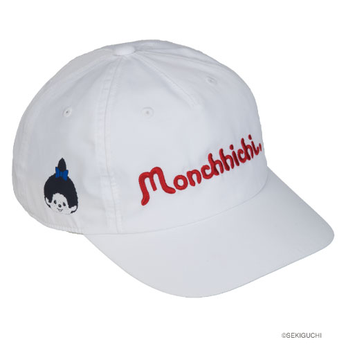 モンチッチスポーツ レディース キャップ （M0013-WHITE）[MONCHIICHI SPORTS CP レディースウエア]（F）