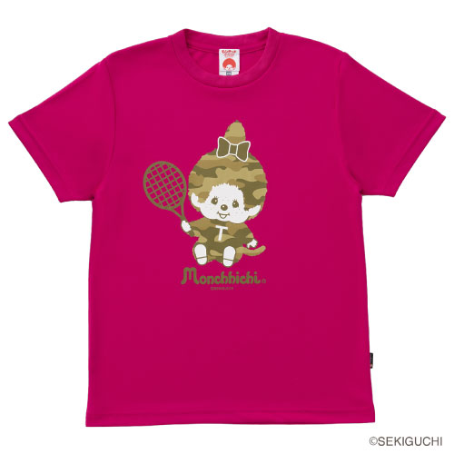 モンチッチスポーツ Ｔシャツ（M0047-SHOCKPINK）[MONCHIICHI SPORTS MS ユニセックス]（S）