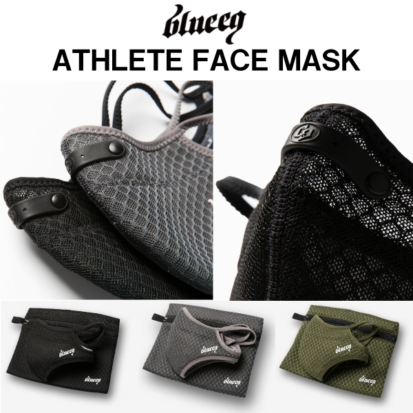 【blueeq】アスリートフェイスマスク発売中!
