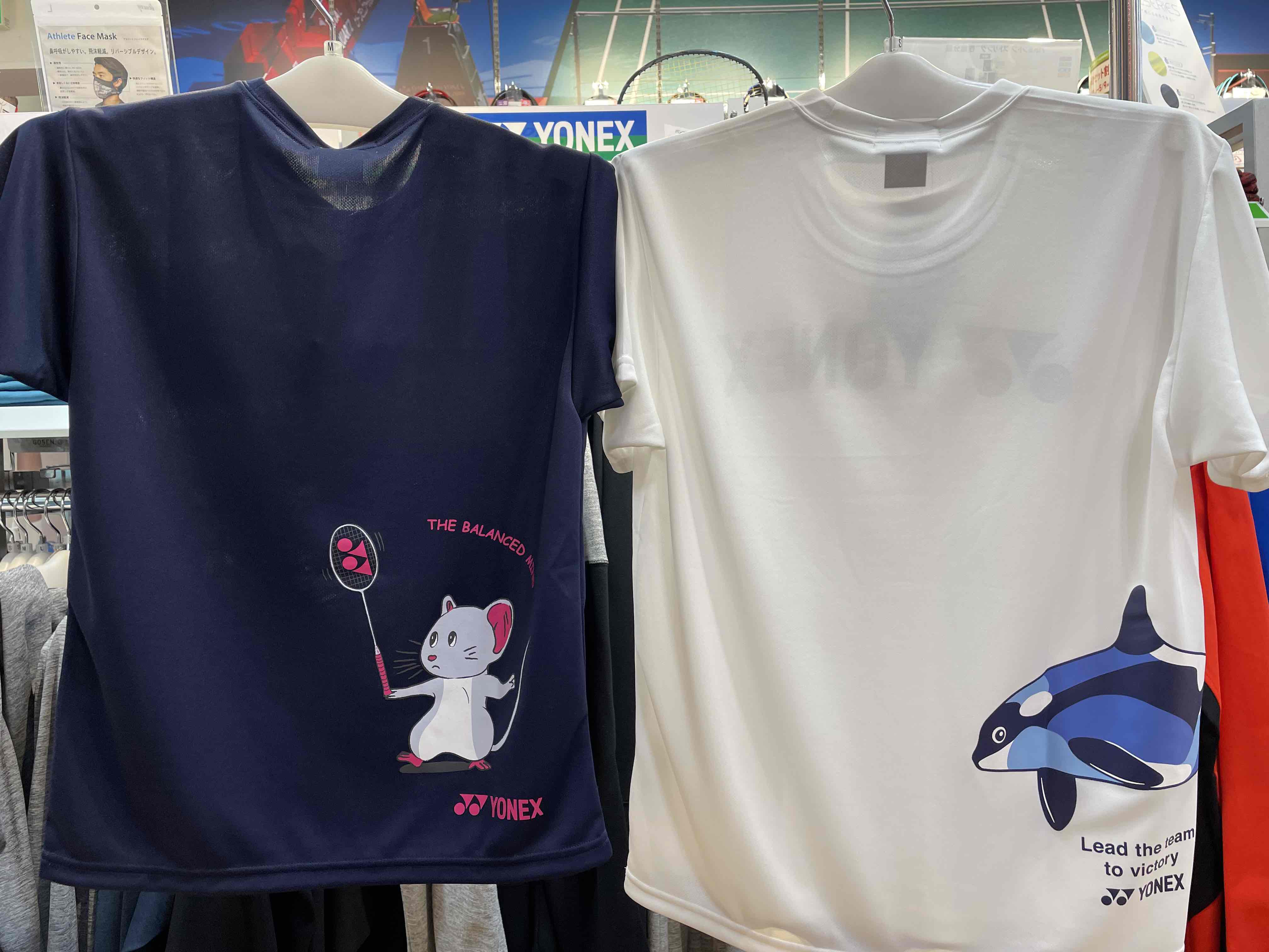 YONEX　新作シャツ販売中です。