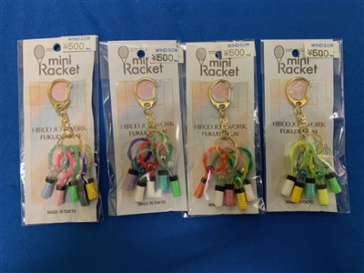 ミニラケット販売中（キーホルダー）