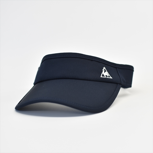 ルコックスポルティフ ファンエアーサンバイザー（QTCRJC50NT-NVY）[lecoq sportif SUV レディーステニスウエア]21SS（F）