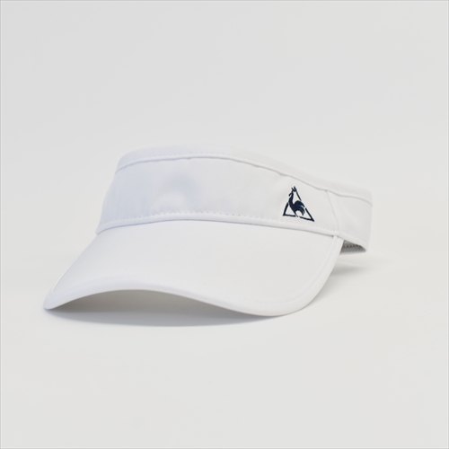 ルコックスポルティフ ファンエアーサンバイザー（QTCRJC50NT-WHT）[lecoq sportif SUV レディーステニスウエア]21SS【ネットバーゲン】（F）
