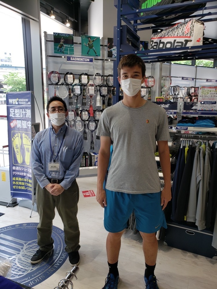 中西　聖也選手ご来店